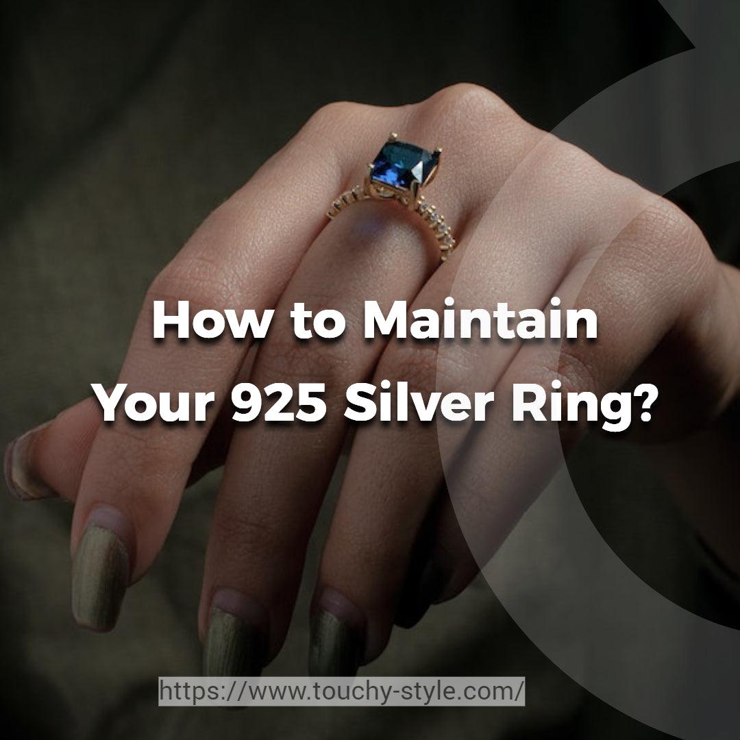 How to take hot sale care of silver rings