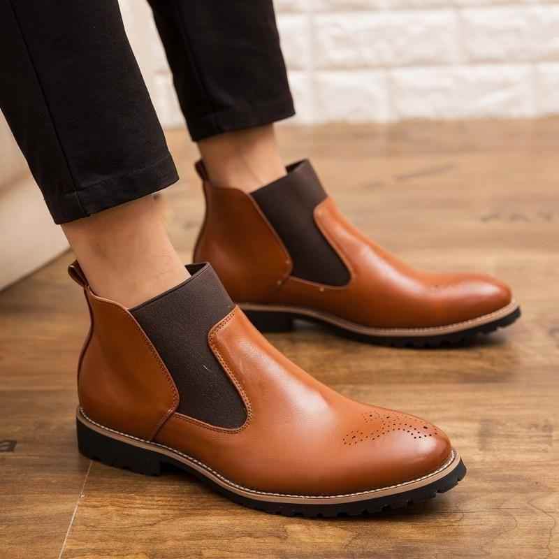 breathable leather boots