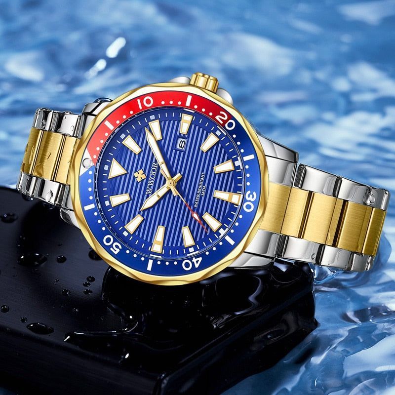 Cool Watches Men Waterproof, Cool Water Mens Wristwatch