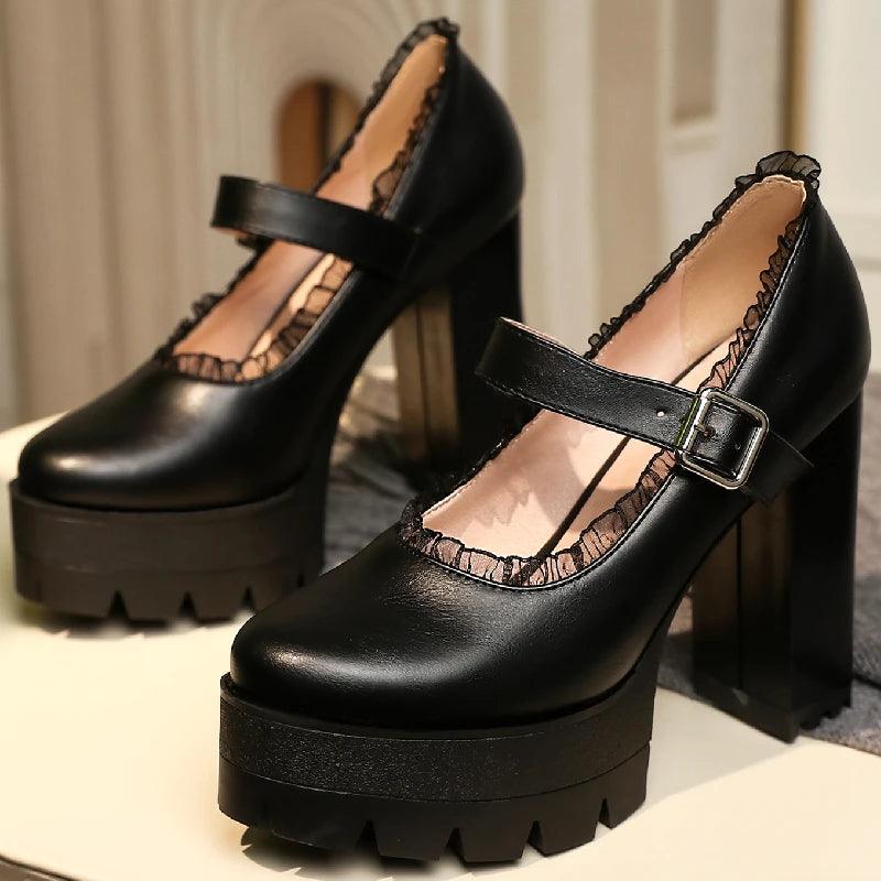 Platform retailer shoes chunky