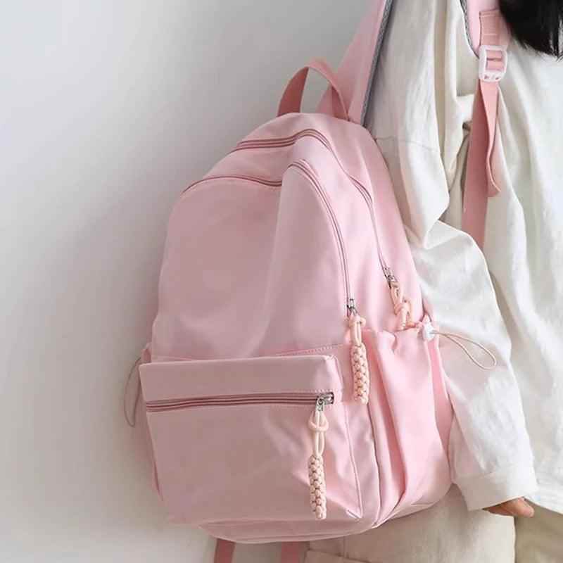 TSB59 Cool Backpacks Travel Bags For Teenager Girls With Candy Colors Touchy Style