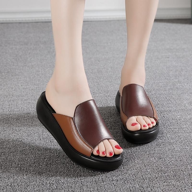 1 High Quailty Cow Leather Slippers In Pakistan