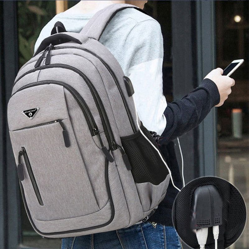 Source Multifunctional Backpack Men'S School Bag Business Backpack Handbag  Laptop Computer Bag on m.