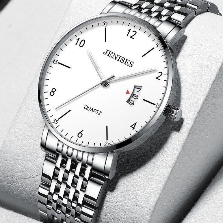 Men's Simple Watch - Black & White