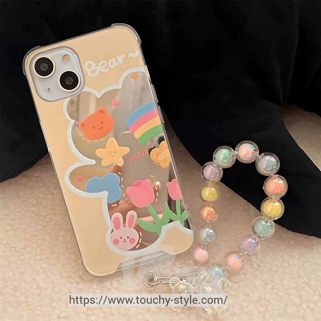 Express Your Style with TSP369 Cute Phone Cases: From Cartoon Bears to Floral Mirrors - Touchy Style