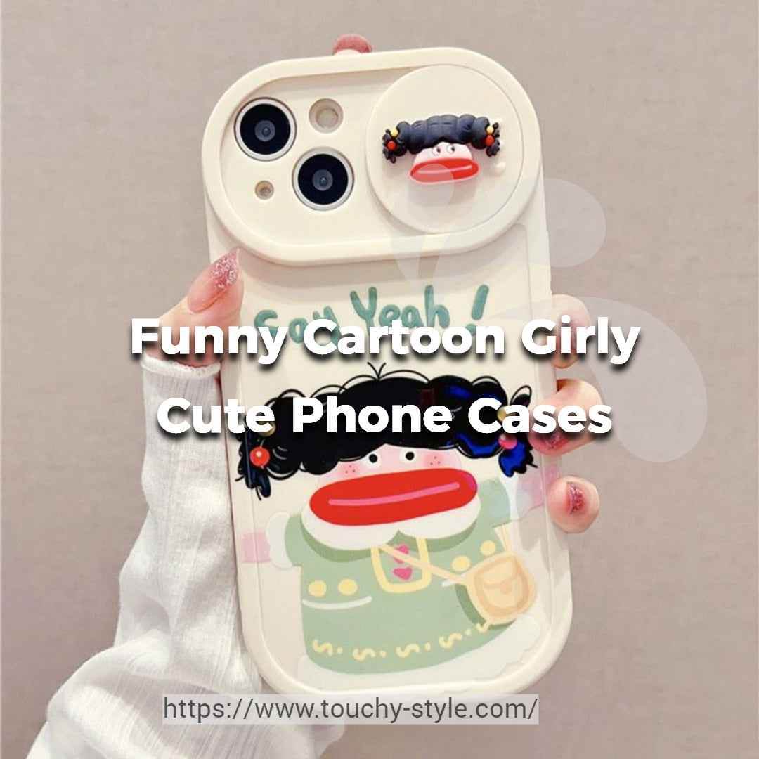 Express Your Style with Funny Cartoon Girly Cute Phone Cases for iPhone - Touchy Style