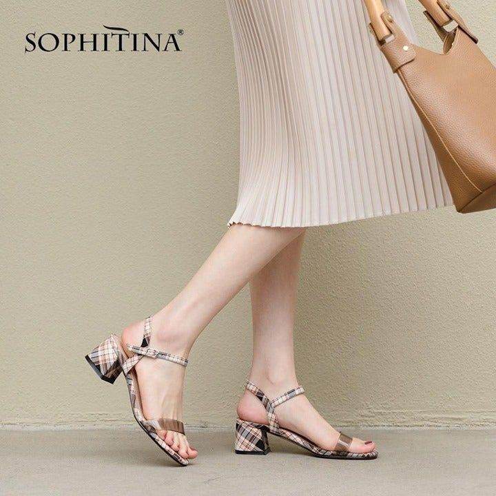 🔥 SOPHITINA Colorful Heel Sandals... - Touchy Style