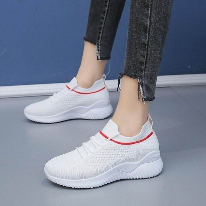 ⭕️ Women's Casual Shoes 2021 Flat Running Sneakers Comfortable Breathable Fitness Vulcanized Sho - Touchy Style