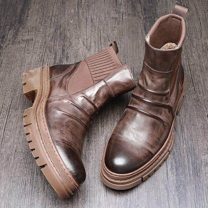 🔥 Motorcycle Boots Leather Thick... - Touchy Style