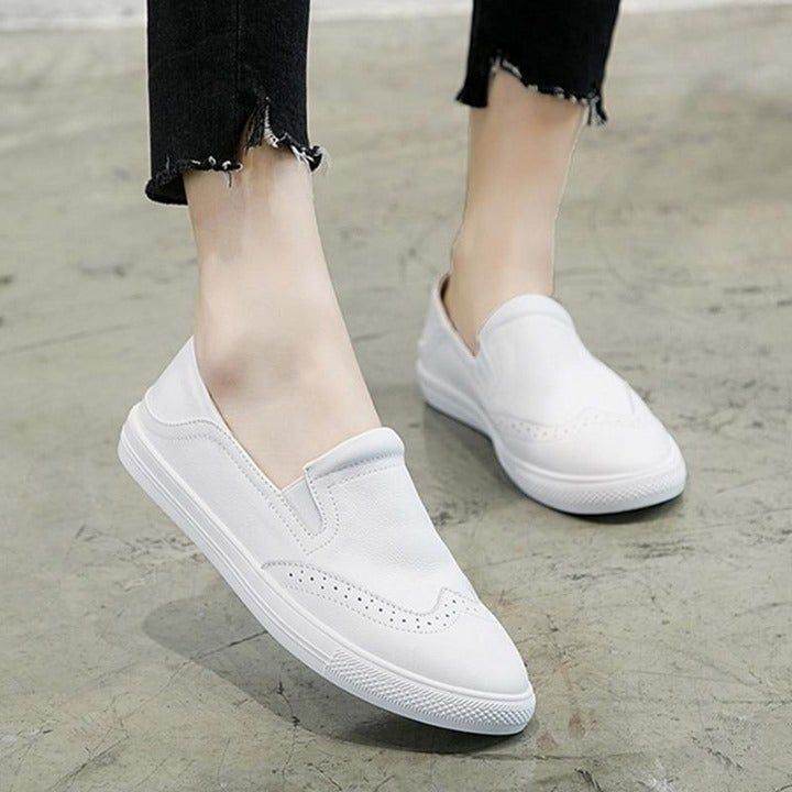 ✪ Women's Casual Shoes Leather... - Touchy Style