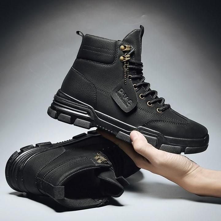 2021 Men's Casual Shoes Military Ankle Boots Lightweight PU Leather Footwear <br />
<br />
$34.00 <b - Touchy Style