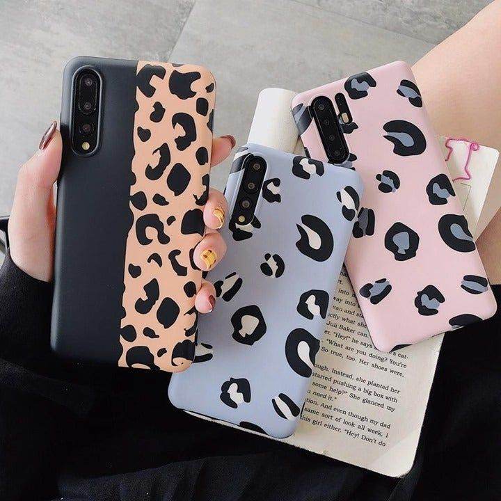 Stay Stylish and Protected with a Luxury Leopard Soft Silicone Crossbody Phone Case for Huawei - Touchy Style