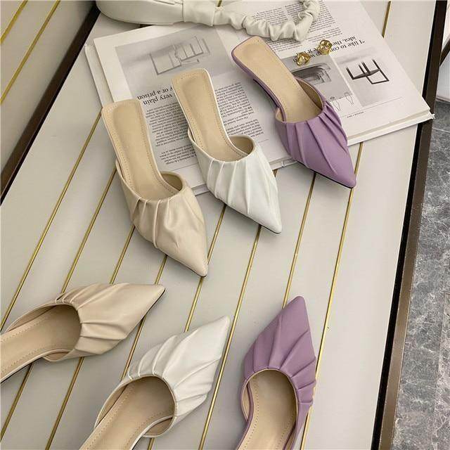 Comment this product 1-10 👇<br />
.<br />
.<br />
⭕️ 2020 New Design Pointed Toe Low-heeled S - Touchy Style