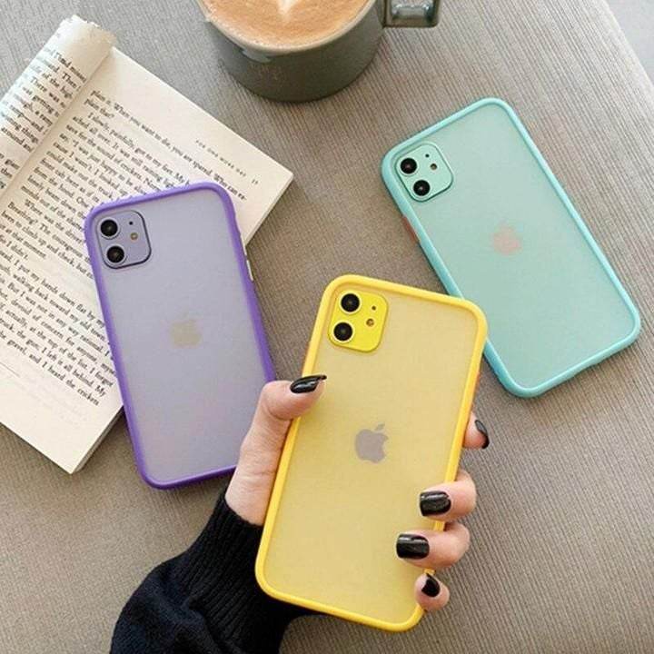 Shockproof Candy Color Cute Phone... - Touchy Style