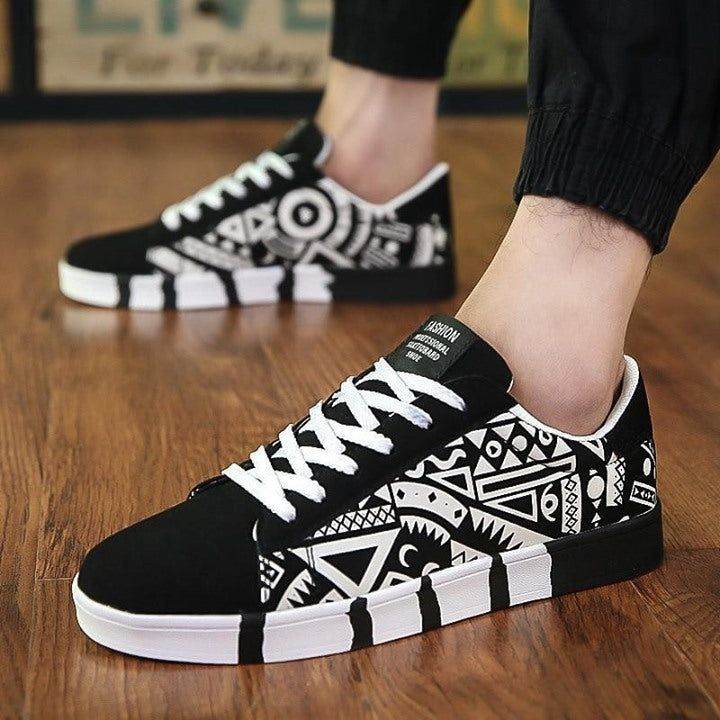 🔥 Vulcanize Sneakers Canvas Black... - Touchy Style