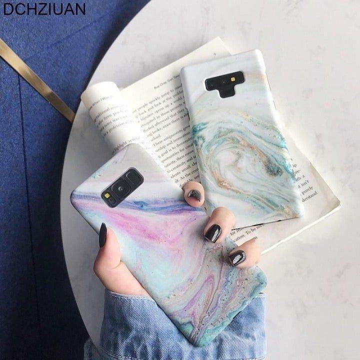 Marble Case For Galaxy S8 S9 Plus Note 8 Note 9 S8 Plus - Touchy Style