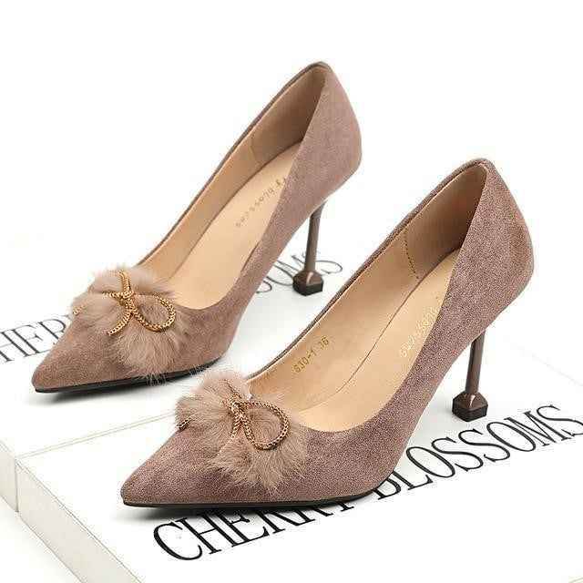 ⁌ Elegant Suede Women Pumps... - Touchy Style