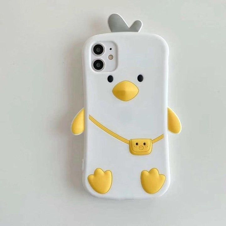 😍 3D Cute Cartoon White... - Touchy Style .