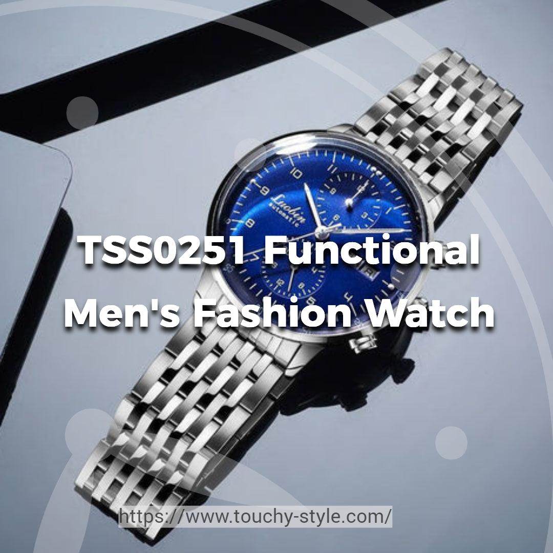 TSS0251: Stylish and Functional Men's Fashion Watch - Touchy Style