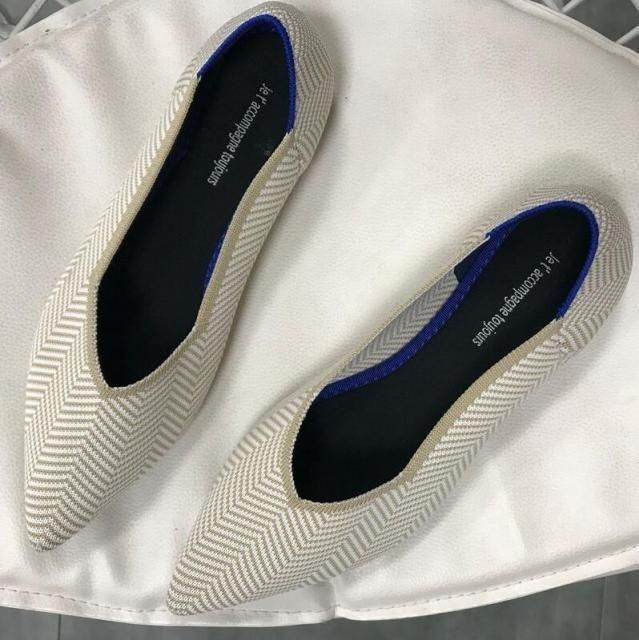 ? Women's Casual Shoes 2021 White Slip on Flat Loafers Breathable Knit Shoes . | $31.88 <br />
<b - Touchy Style