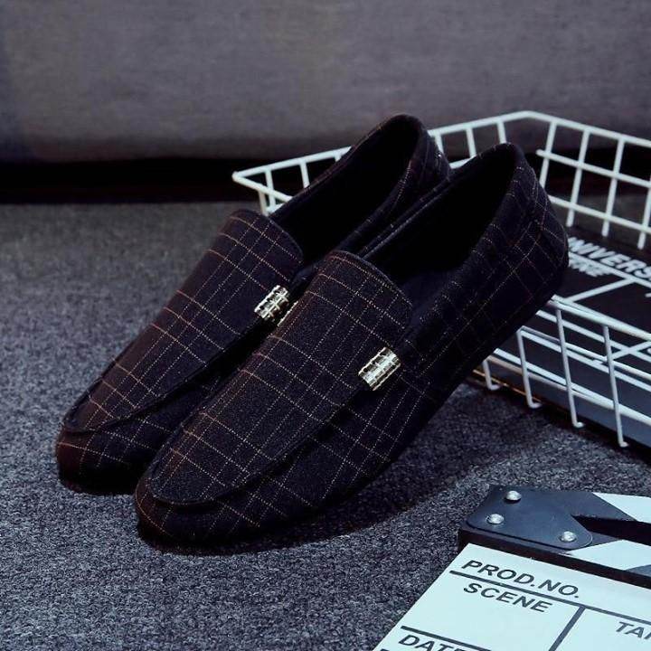 ? $26.1 | Leisure Soft Comfy Flat Black Men's Casual Shoes Slip On Loafers .<br />
<br />
? - Touchy Style