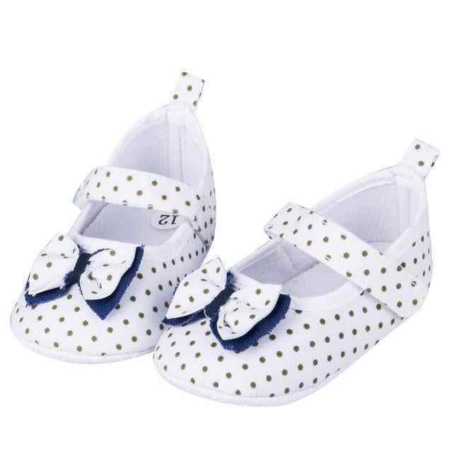 Heart, if you love this? 🖤 <br />
.<br />
.<br />
⭕️ Polka Dot Baby White Anti-slip Sneaker T - Touchy Style