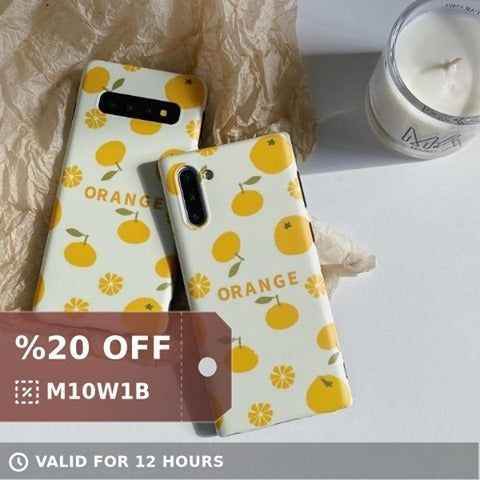 😍 Orange Yellow Phone Case... - Touchy Style