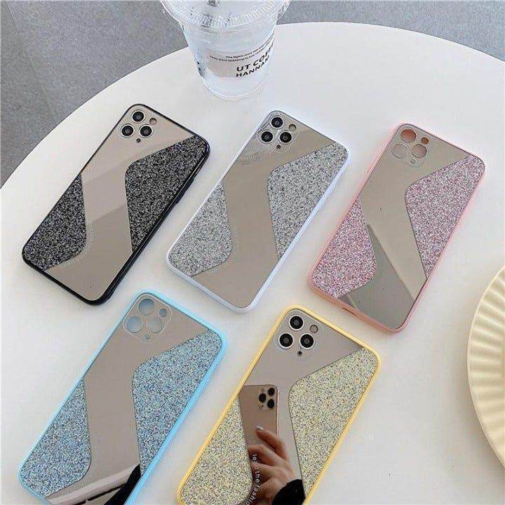 💎 Glitter Mirror Cute Phone... - Touchy Style