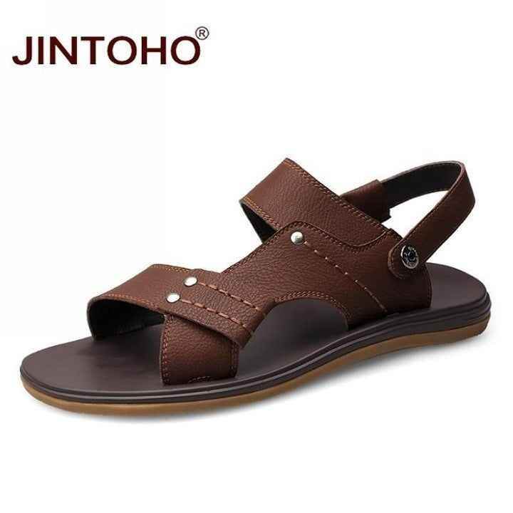 🔥 Classics Leather Sandals Summer... - Touchy Style