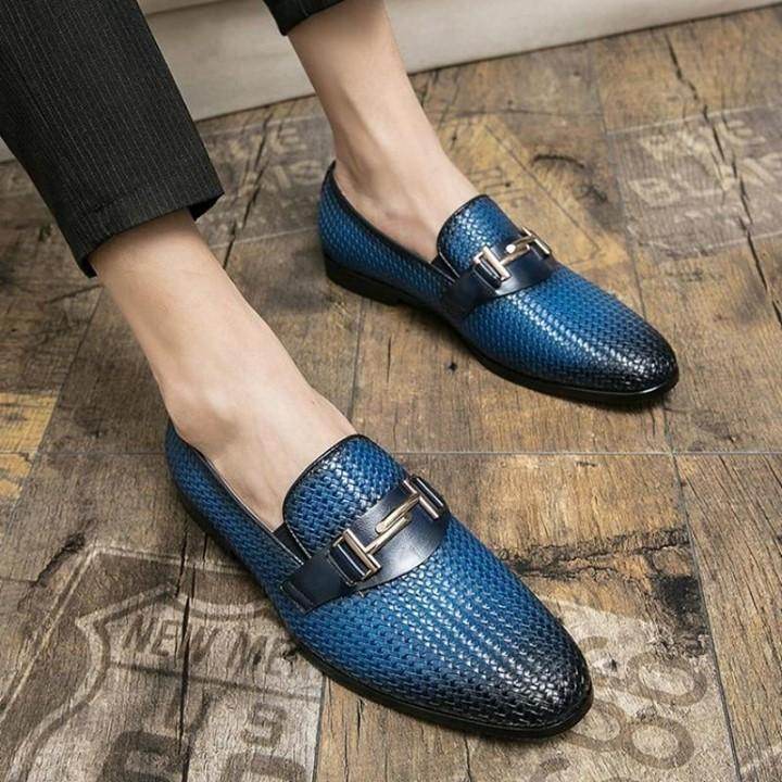 Classic Woven Metal Comfortable Loafers - Touchy Style