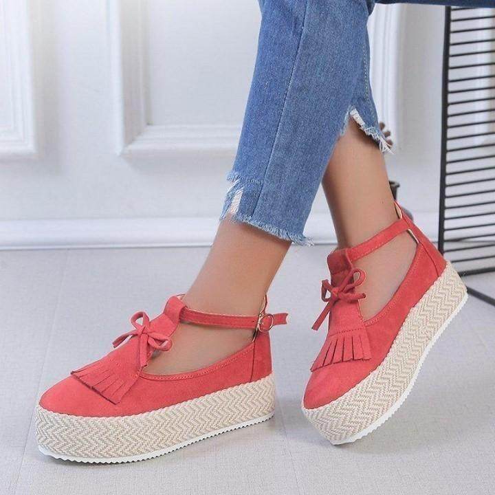 ⭕️ Summer Women Flat Loafer Shoes Ladies Slip On Platform Flat Shoes Female tassel Woman Fashion - Touchy Style