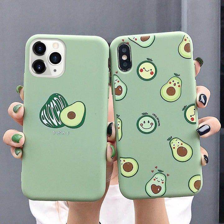 Funny Cartoon Avocado Phone Case For iPhone 11 Pro Max 7 8 6s Plus X XR XS Max SE - Touchy Style