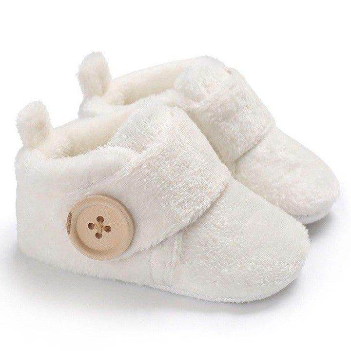 🔥 Casual Coral Velvet Baby Girl Booties White Toddler Shoes . | $14.99 <br />
💚 💚 💚 💚 - Touchy Style