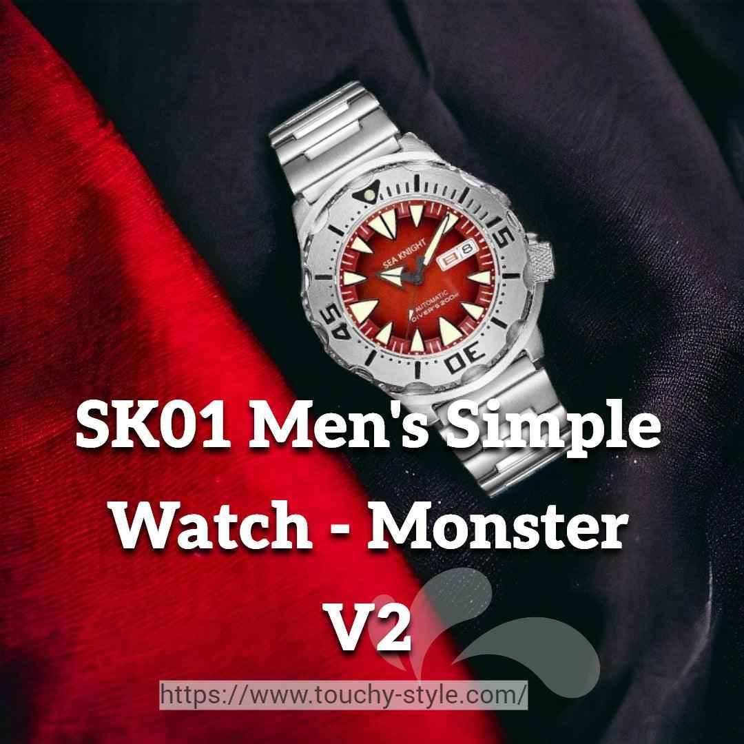 Unveiling the Timeless Elegance of SK01 Men's Simple Watch - Monster V2 - Touchy Style