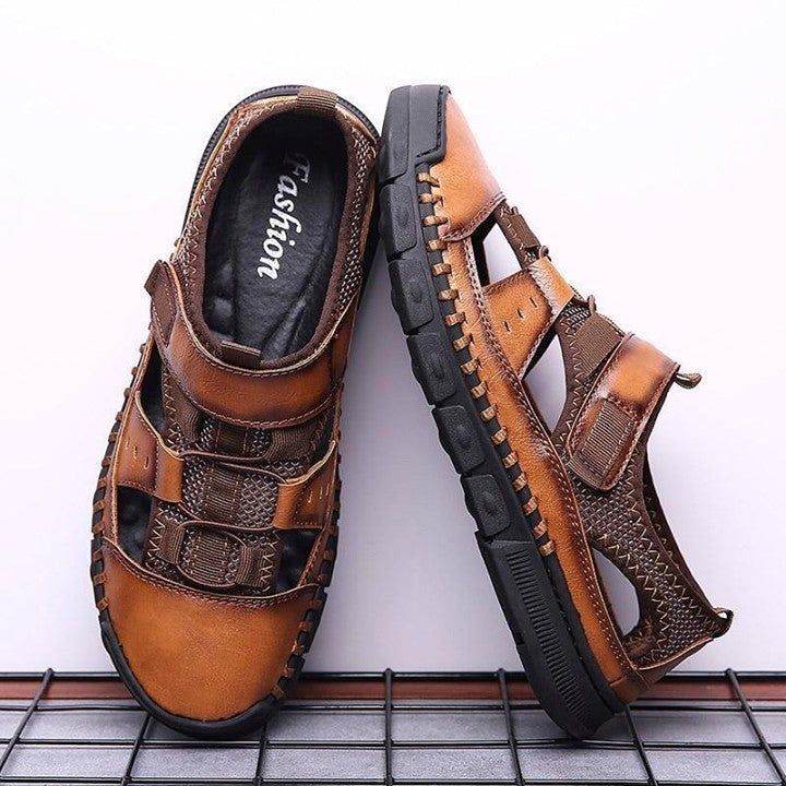 💎 Sandals Leather Brown Men's Casual Shoes Slippers Sneakers Outdoor 💎<br />
starting at $40.6 - Touchy Style