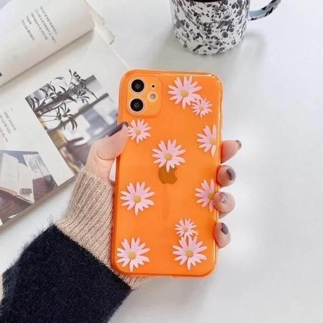 Daisy Cute Phone Case for iPhones - 11 Pro Max, XR, XS, 7, 8 Plus - Shockproof, Anti-Knock, Anti-Skid, with Camera Protection Cover - Only $8.87 with Free Worldwide Shipping - Touchy Style