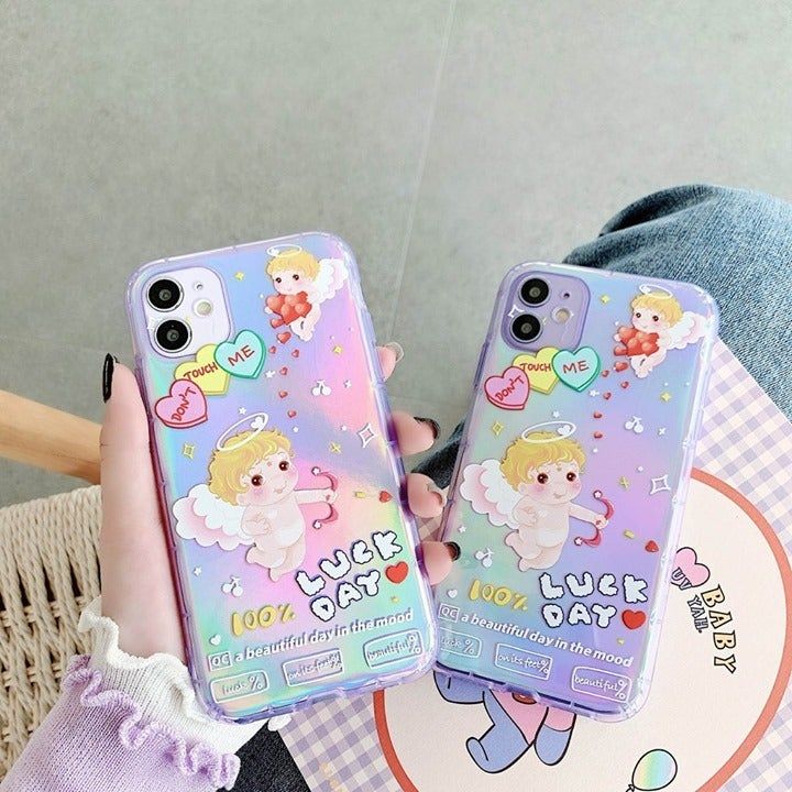 Add Color to Your Phone with the Cartoon Couple Fashion Phone Case! - Touchy Style .