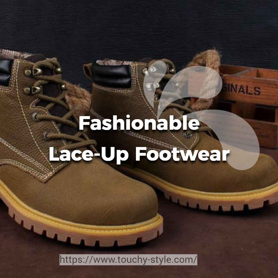 Elevate Your Style with Fashionable Lace-Up Footwear