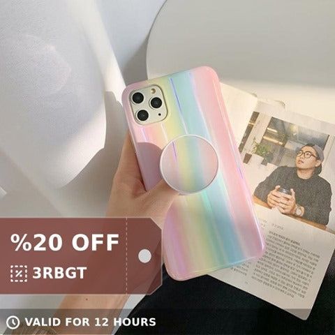 🔥 Aurora laser Gradient Phone... - Touchy Style .