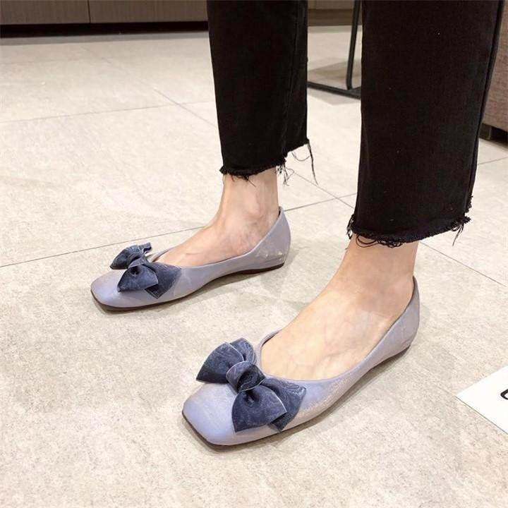 Loafers Women Flat Shoes Luxury Shoes Women Designers Shoes Fashion bow-knot - Touchy Style