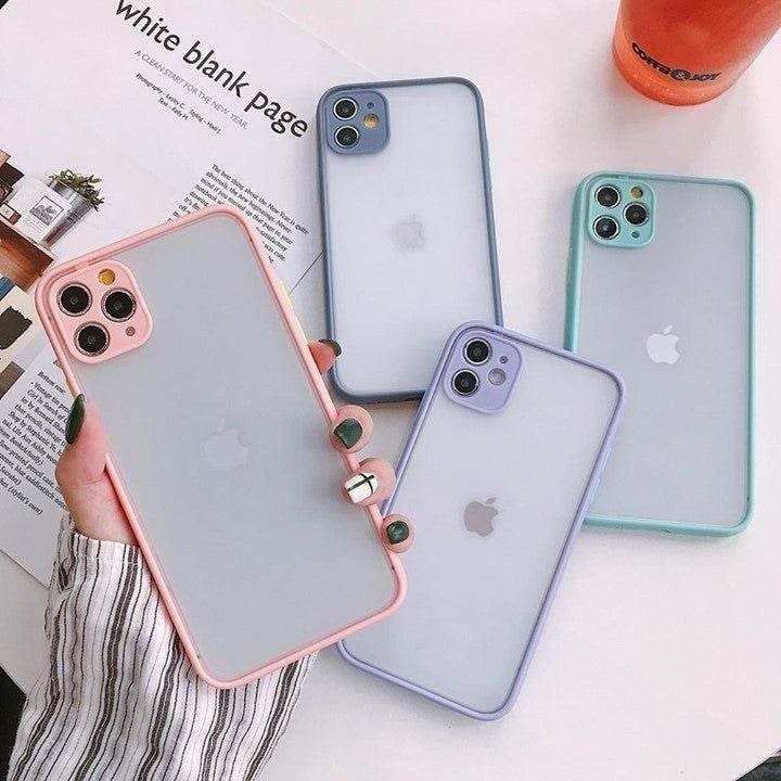 Candy Color Back Cover For iPhone 11 Pro Max XR XS Max X 8 7 Plus SE - Touchy Style