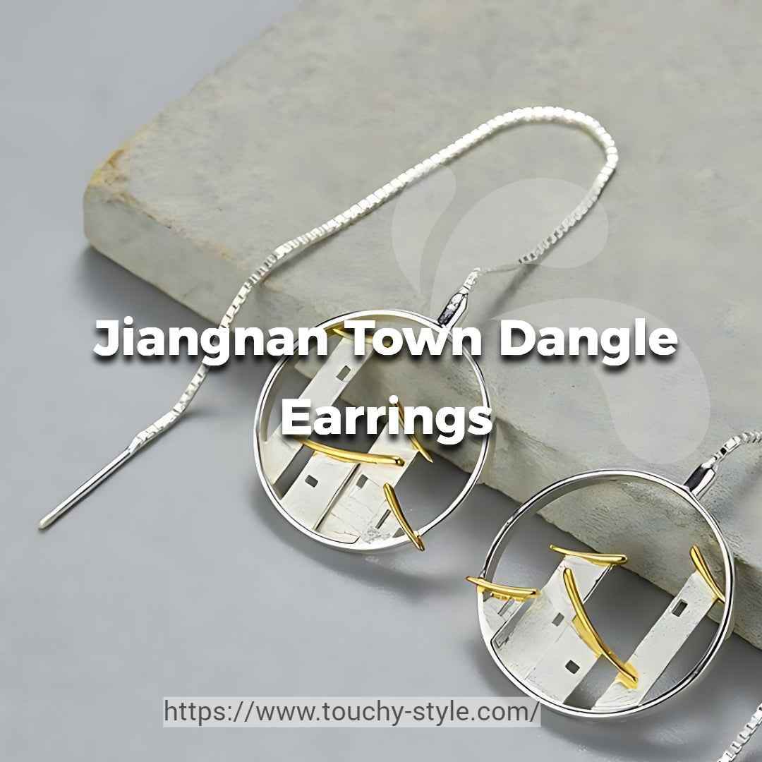 Jiangnan Town Dangle Earrings: A Piece of Chinese History in Your Ears - Touchy Style