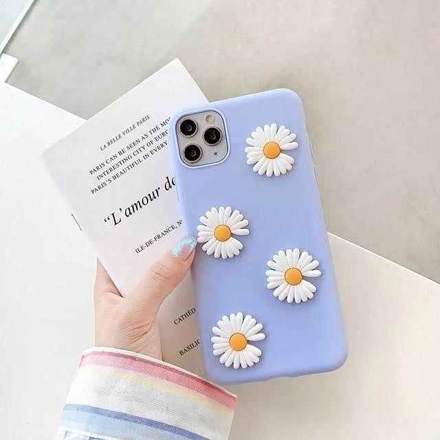 Protective Daisy Design Phone Case for Huawei P40 Pro