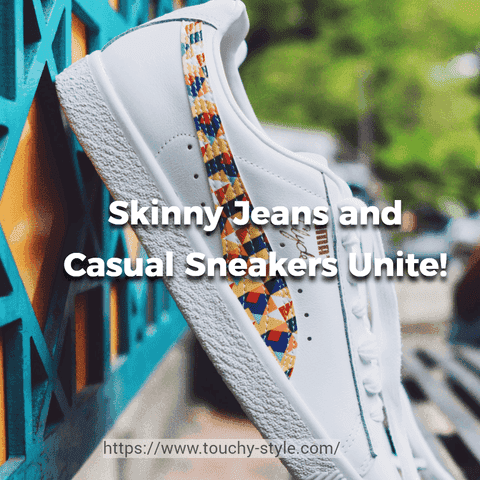 Elevating Street Style: Skinny Jeans and Casual Sneakers Unite! - Touchy Style