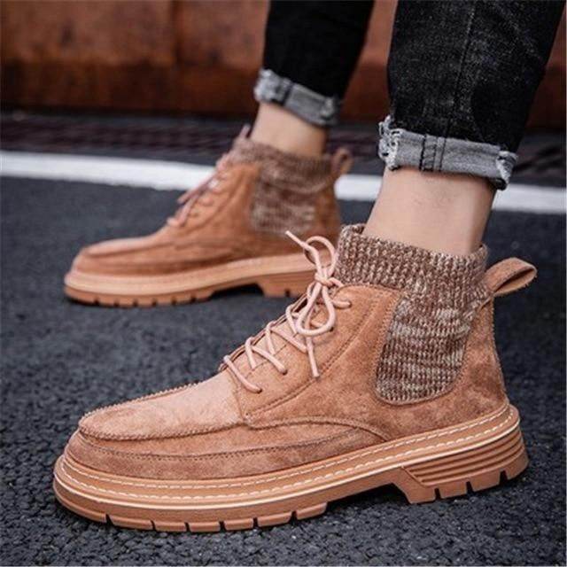 ✪ Outdoor Sneakers Ankle Boots... - Touchy Style