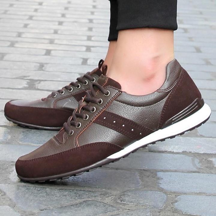 Heart, if you love this? 🖤 <br />
.<br />
.<br />
⭕️ New Style Men Walking Shoes Lace Up Men - Touchy Style .