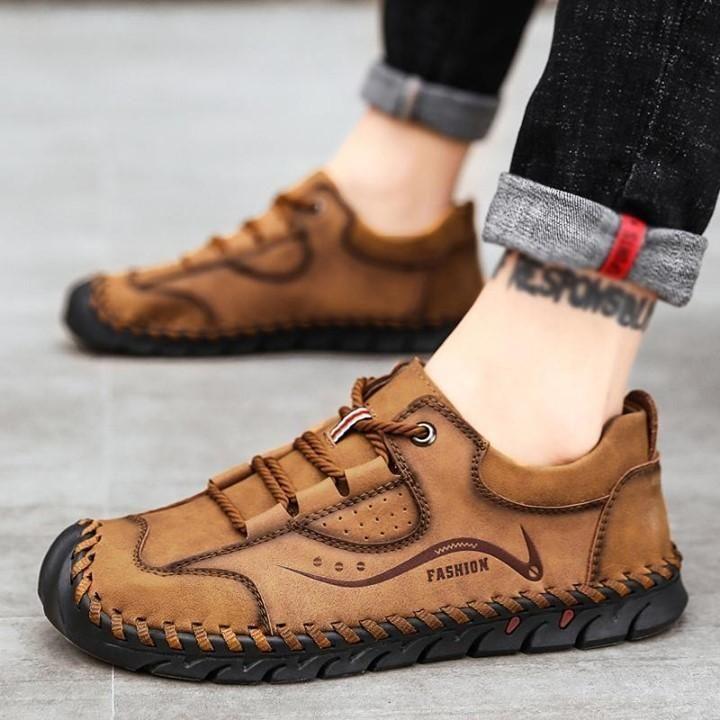 ⁌ JUNJARM 2020 New Men Casual Shoes Loafers Men Sneakers Fashion Handmade Retro Leisure Loafers Za - Touchy Style .