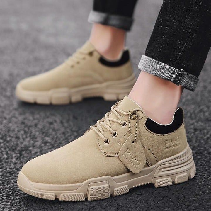 🔥 Men Winter Sneakers with Plush Warm Casual Shoes Waterproof Winter boots Shoes for Men Lace-up - Touchy Style .