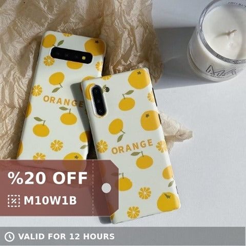 😍 Orange Yellow Phone Case... - Touchy Style .