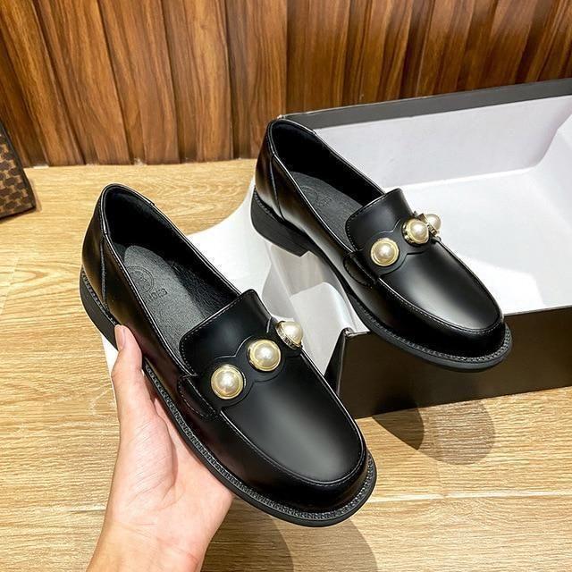 Rate this shoe 1-10 👇<br />
.<br />
.<br />
.<br />
👟 $40.19 | 2021 Spring Women Loafers Leath - Touchy Style .